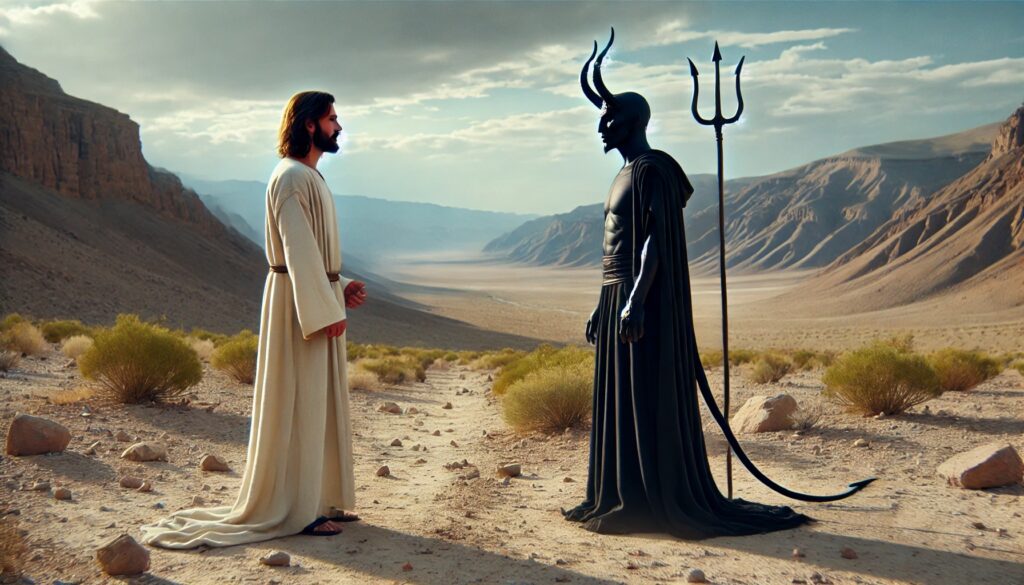 Jesus Tempted by the devil