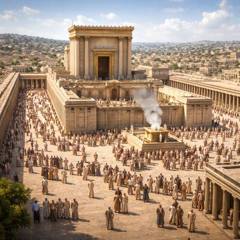 Herod’s Temple in ancient Jerusalem